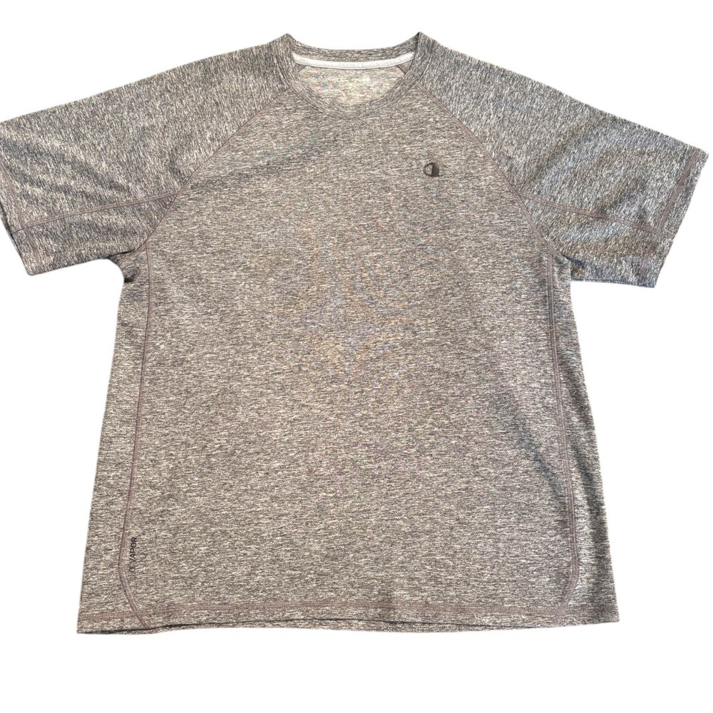 Champion Vapor Mens Gray Heathered‎ Space Dye Performance T-Shirt Raglan XL - Picture 1 of 7